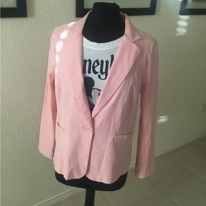 Soho Apparel Blazer, size XL, light pink